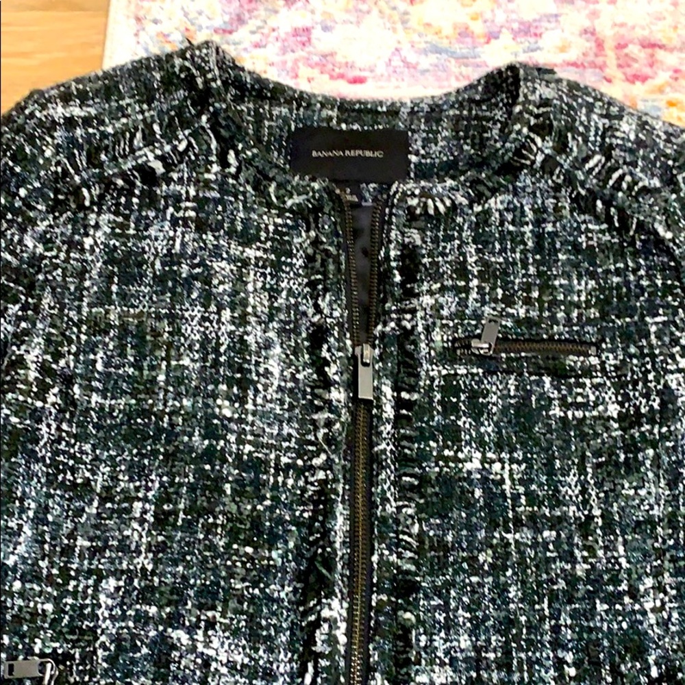 Banana Republic Tweed cropped jacket